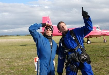 Fallschirmsprung Vorbereitung