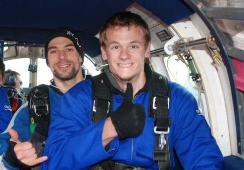 Lake Taupo im Flugzeug