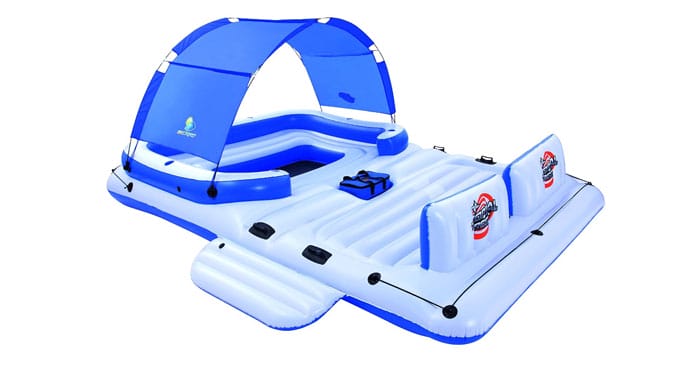 das perfekte pool gadget die badeinsel