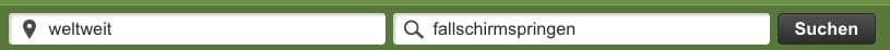 Suchfeld von TripAdvisor