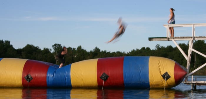 Blobbing auf dem See