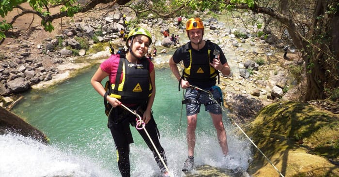 Canyoning Abseilen