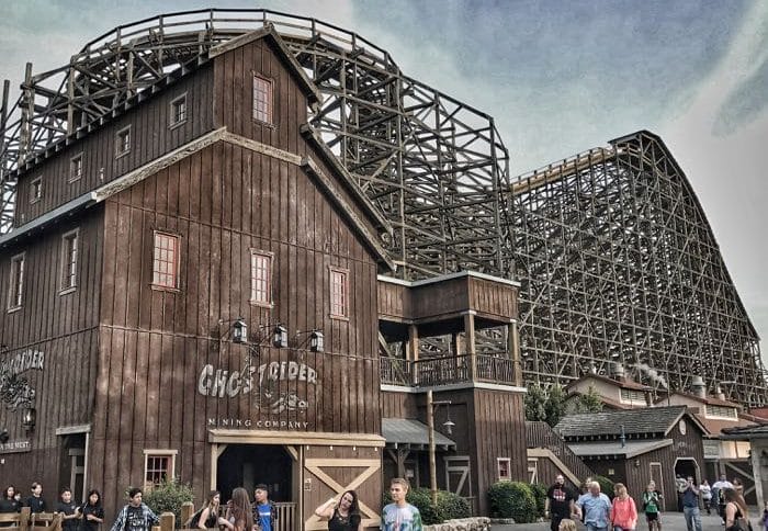 Ghost Rider Achterbahn Knotts Berry Farm
