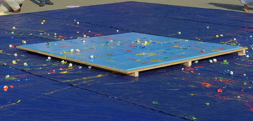 Teamevents in Stuttgart: EggArt-Kunstwerk