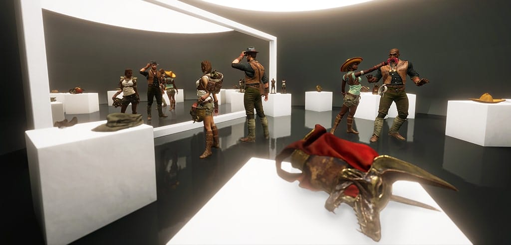 Game Lobby vom VR Escape Room Escape The Lost Pyramid