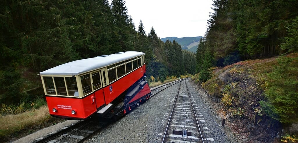tolles Outdoor-Ausflugsziel im Thueringer Wald: die Oberweissbacher Bergbahn