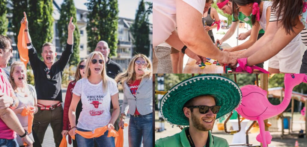 Wettkampffreuden bei der Team Olympiade