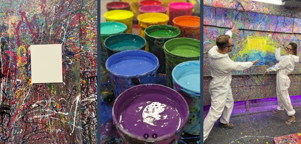 bunt und schrill beim team action painting in köln