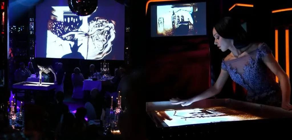 emotionale Show mit Sandkunst Incentive Event