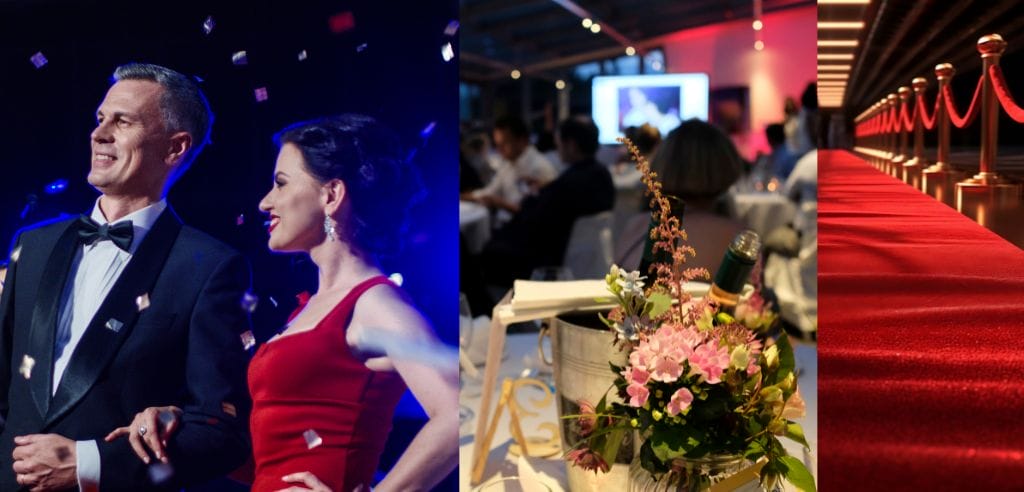 Hollywoodreife Preisverleihung mit Dinner und Afterparty 