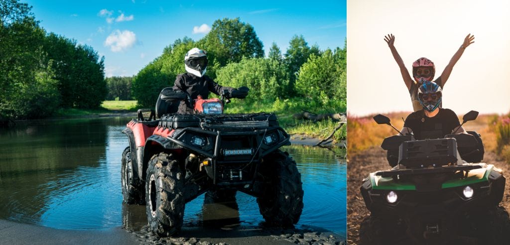 offroad spass mit dem quad in leipzig