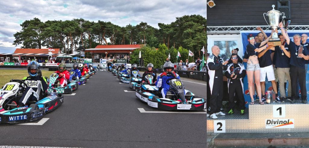 in den Startlöchern auf der Spreewaldring Kartbahn