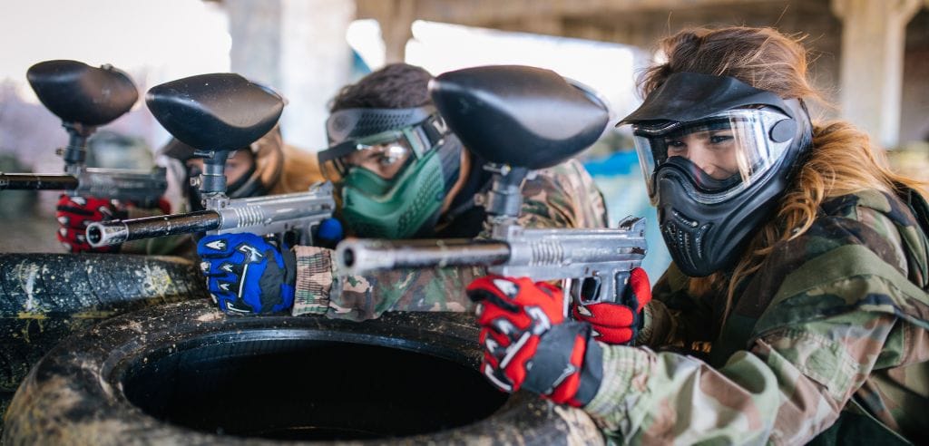 Paintball spielen als Teamevent nahe Berlin