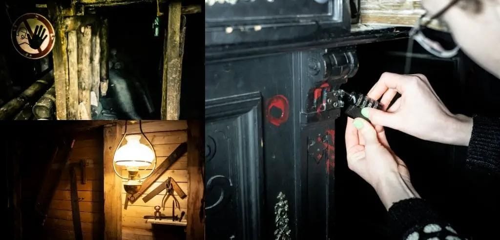 rätsel lösen und codes knacken im escape room