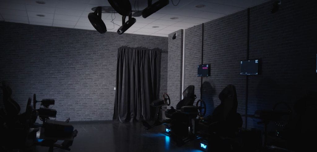 blick in den virtual reality room bei aufwind